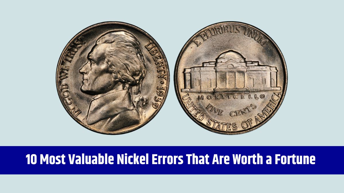 1939 Doubled Monticello Nickel